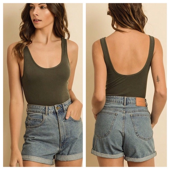 Last One Mini Ribbed Tank Bodysuit - Picture 4 of 7